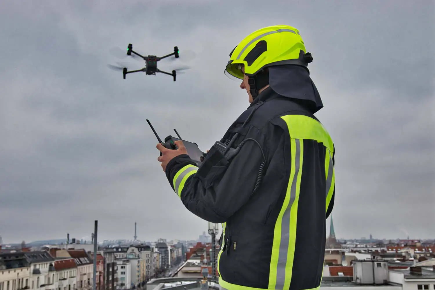 ​​Drohne mit langer Flugzeit durch intelligente Akkus