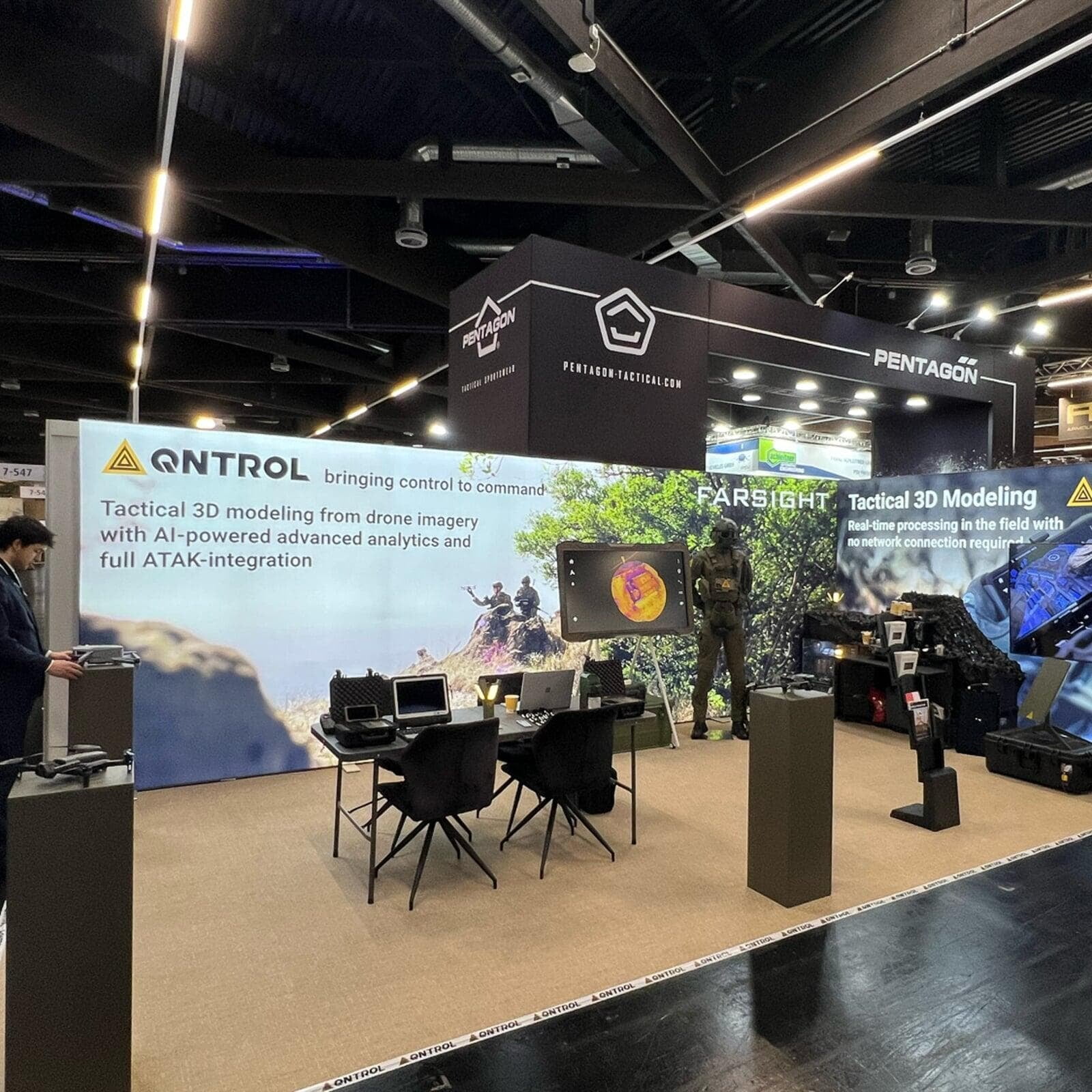 Qntrol an der FIREmobil 2024 in Welzow