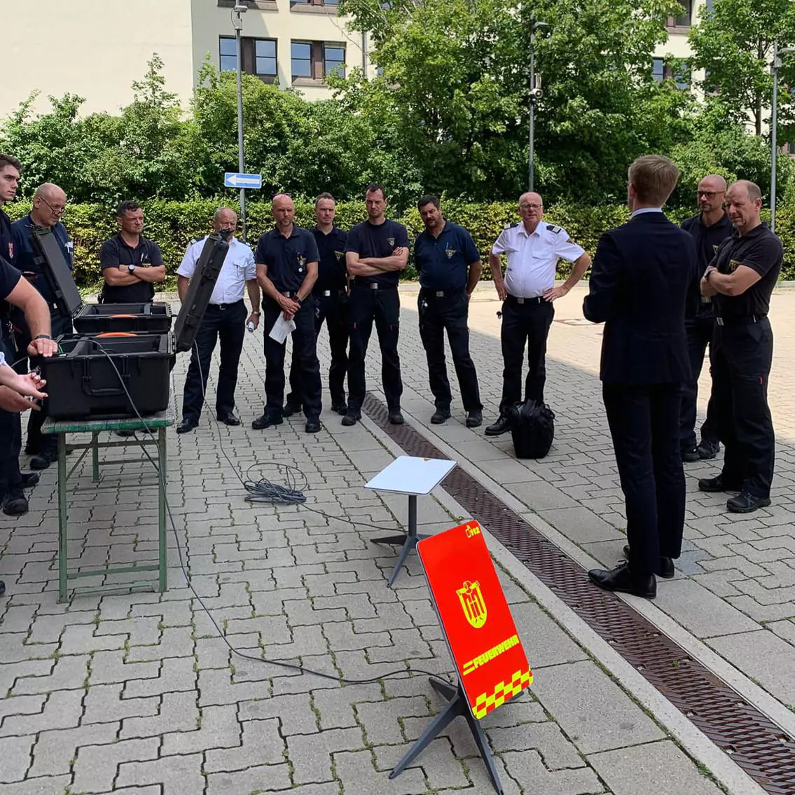 Starlink für die Feuerwehr – Starlink Training bei der Berufsfeuerwehr München