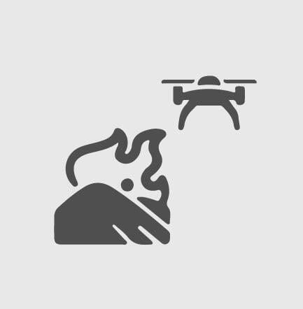 Lagemonitoring bei Feuer u. Glutnesterüberwachung