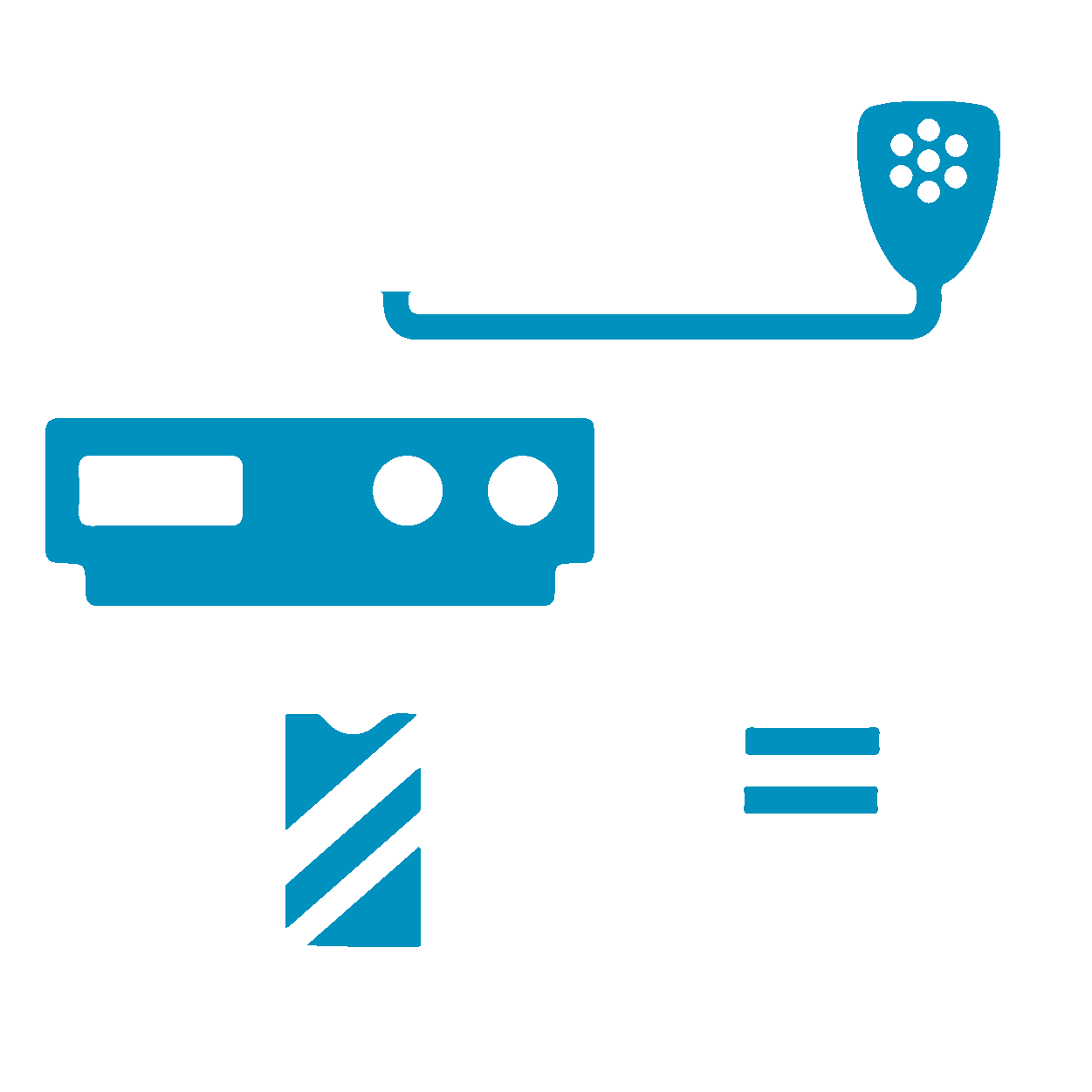 Notfall-Kommunikationsnetz mit Gateway zum öffentlichen Telefonnetz und Funk