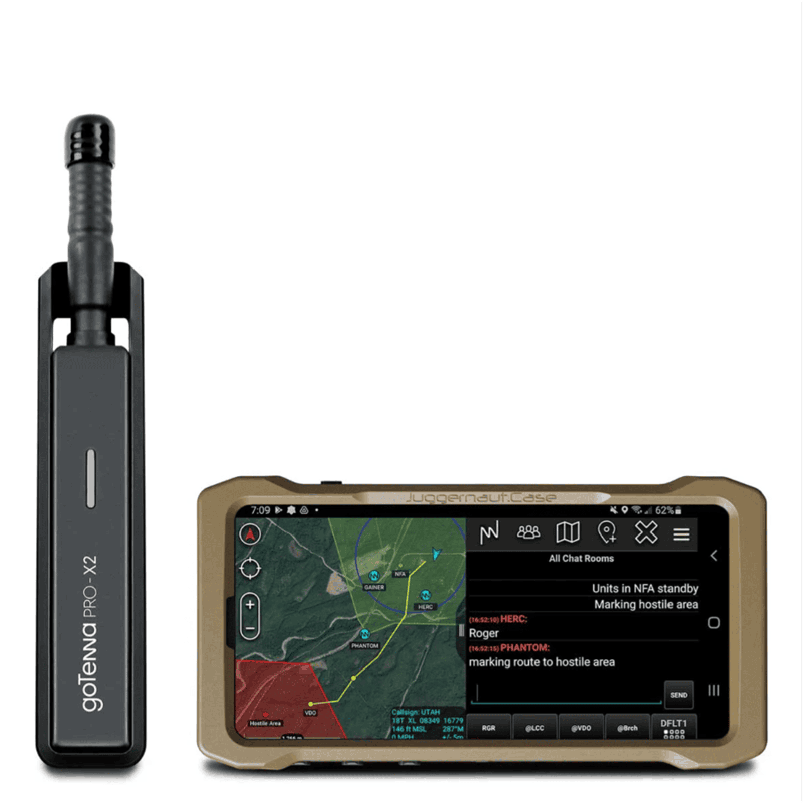 goTenna ist ein UHF/VHF Mesh System